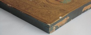 Икона Феодосий Черниговский, сусалка.