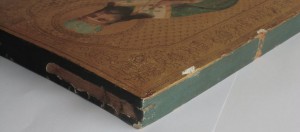 Икона Феодосий Черниговский, сусалка.