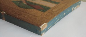 Икона Феодосий Черниговский, сусалка.