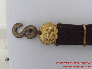 Ремень с подвязками для кортика с добрыми львами, ранний