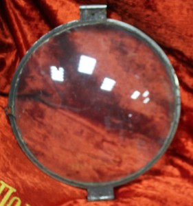 Круглая линза, стекло для 1-х телевизоров.