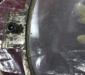 Круглая линза, стекло для 1-х телевизоров.