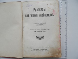 Рассказы из жизни насекомых.Сказочная библиотека.