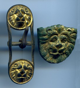 Пряжка. Львы. Маленькая.