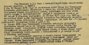 ОВ 1 ст, ОВ 2 ст на командира самоходной установки СУ - 76