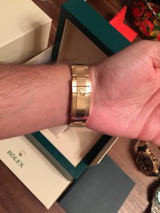 золотые Rolex GMT-Master II 40mm Yellow Gold 116718LN-Green