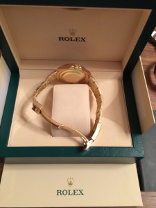 золотые Rolex GMT-Master II 40mm Yellow Gold 116718LN-Green