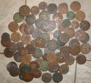 Деньги 1730е-50е клад