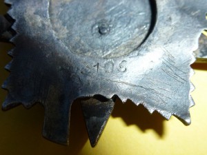 Отечка подвесная 2 ст. № 3106 без колодки...