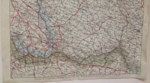 Карта Привислинского края и Силезия