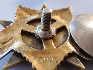 ОВ I ст. № 75922 на документе ,  за танковый бой.