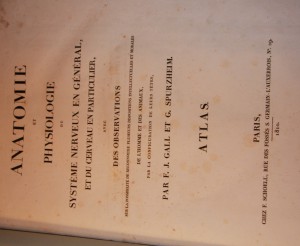 GALL, Franz Joseph (1758-1828) Научный труд.5 томов.Гравюры.