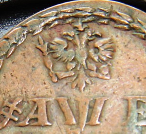 Бородовой знак 1705г