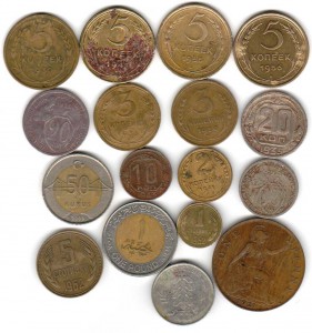 пионерский набор (СССР до 61г + иностранщина)