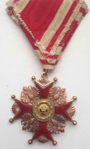 Орден Станислава 3 степени для иноверцев.