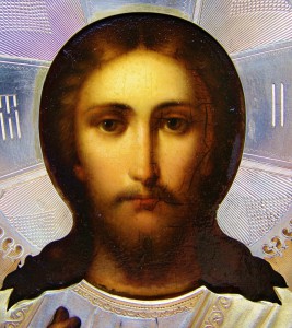 Икона Спасителя, серебро, Сергей Жаров