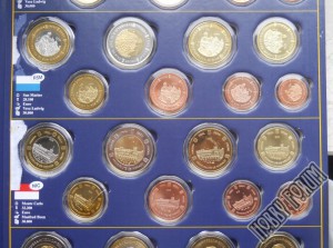Наборы пробных евро-монет