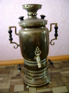 Самовар ампирный.Латунь.