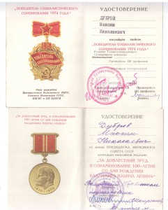 Комплект удостоверений на Дубова.