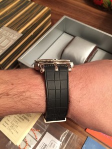 золотые Roger Dubuis Easy Diver Gold (лимитка 28)