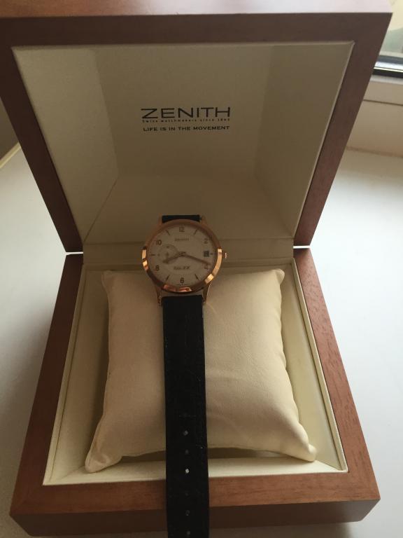 Zenith Elite золото 750, сверхтонкий автомат