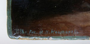 Икона "Св. Михаил Клопский и Св. София", М.И.Кошкарев, 1888г