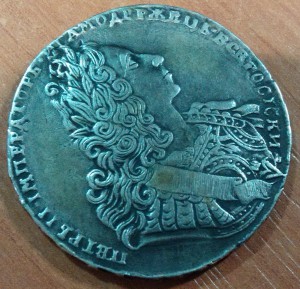 Рубли 1724, 1729, 1733г.