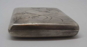 Портсигар "Деревня с ласточками" 875пр ФП ЛЮКСИЩЕ!!!