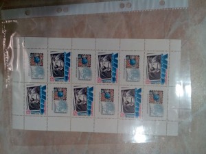 Подборка марок - листы + блоки СССР - РФ