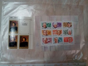 Подборка марок - листы + блоки СССР - РФ