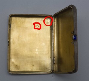 Портсигар "Деревня с ласточками" 875пр ФП ЛЮКСИЩЕ!!!