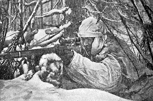 БКЗ № 14241 за Финскую, снайпер против кукушек