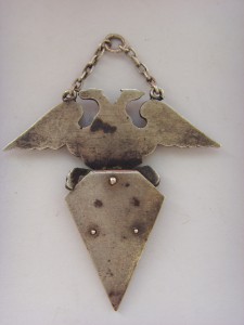 ЖЕТОН ОДЕССКОЙ  ШКОЛЫ ПРАПОРЩИКОВ Х ВЫПУСК СЕРЕБРО