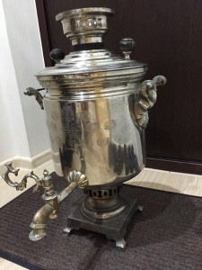 САМОВАР БАТАШОВ никелированный