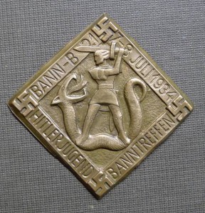 Знак Гитлер Югенд. Встреча Банн ( отряд ) 1934 год.Банн 21 В