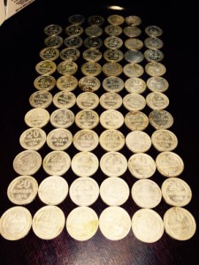 20 КОПЕЕК 1922,23,24,25 г.- 70 шт.