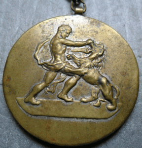 1913 г.Тяжёлая атлетика.Ян Краузе.