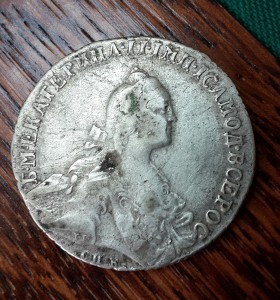 Полтина 1766 "ЯІ"