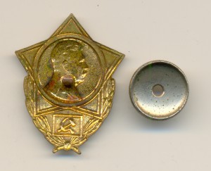 Значок со Сталиным (3943)
