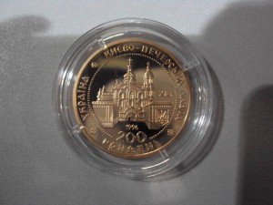 Монета инвестиционная Киево-Печерская Лавра, 200 гривен, зол