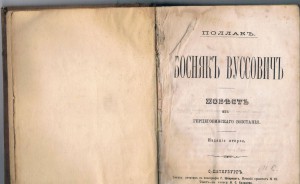 Повесть из Герцеговинского восстания 1879