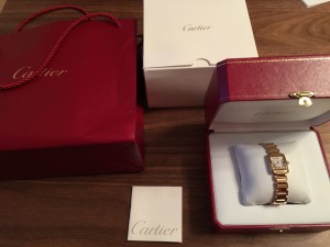 золотые Cartier Tank Francaise 18kt Yellow Gold
