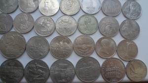 Набор 64 монеты