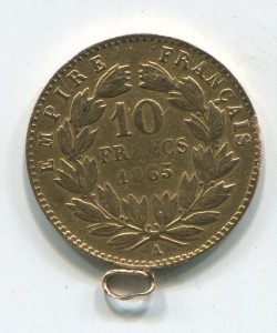 10 франков 1865 года