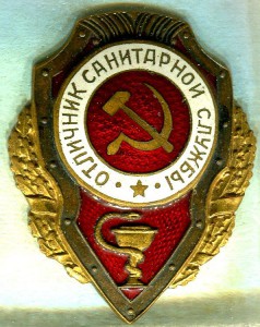 Отличник САНИТАРНОЙ СЛУЖБЫ, 6-й тип по Айрапетяну, МТХ