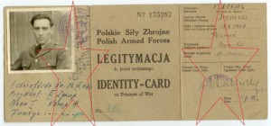 Удостоверение польского пленного WW2