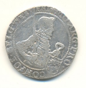 Монета серебро 1620 года (4050)