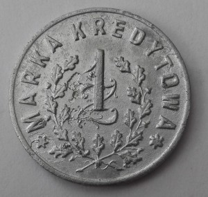 Полковая бона 1 Злотый (25 полк уланов Пружаны) Польша