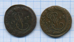 Деньга 1785 КМ не копаная +