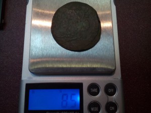 5 копеек Кати - брак - вес 8.5 гр